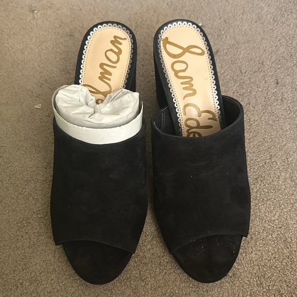 Sam Edelman Suede Sandal Heels - Picture 3 of 4